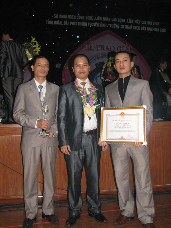 Công ty phần mềm Thành Tâm đoạt giải sáng tạo khoa học Tỉnh Nghệ An năm 2012
