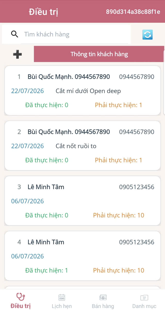 GoSpa - Màn hình 2